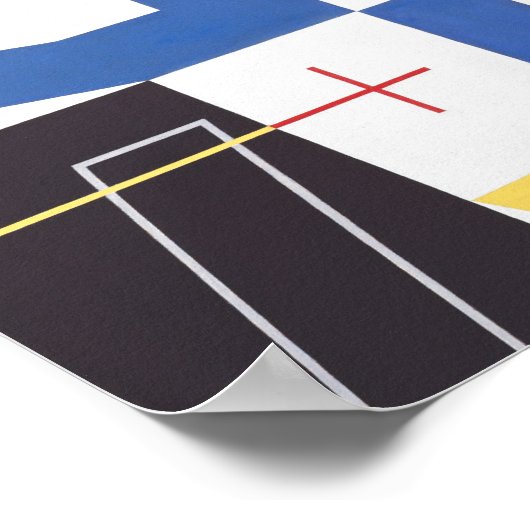 Zes ruimten met kruisingen | Sophie Taeuber-Arp | Poster (Hoek)