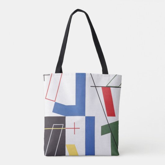 Zes ruimten met kruisingen | Sophie Taeuber-Arp | Tote Bag (Achterkant)
