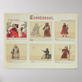 Zes scènes voor de opera "Tannhauser" Poster (Voorkant)