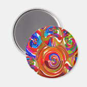 Zes Sigma-cirkels - Borden voor Reiki-kleurenthera Magneet (Voorkant / Achterkant)