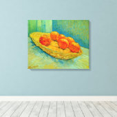 Zes Sinaasappels van Vincent van Gogh Canvas Afdruk (Insitu (Houten vloer))