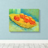 Zes Sinaasappels van Vincent van Gogh Canvas Afdruk (Insitu (Houten vloer))