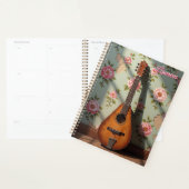 Zes-snarige Dulcimer Antiek Zeldzaam Instrument Planner (Display)