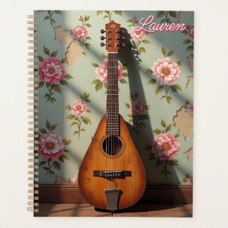 Zes-snarige Dulcimer Antiek Zeldzaam Instrument Planner