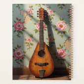 Zes-snarige Dulcimer Antiek Zeldzaam Instrument Planner (Achterkant)