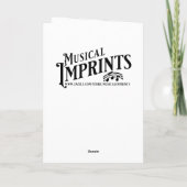 Zes-snarige Dulcimer Oude Denk Aan Jou Kaart (Achterkant)