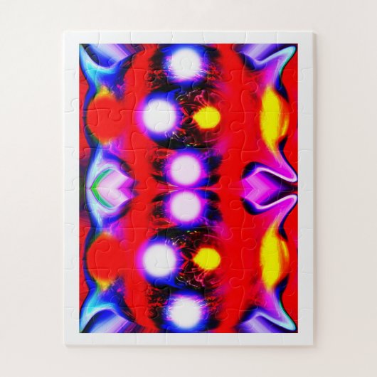 Zes sneeuwballen leuke kunst legpuzzel (Verticaal)