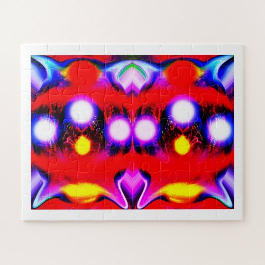 Zes sneeuwballen leuke kunst legpuzzel (Horizontaal)