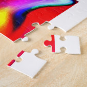 Zes sneeuwballen leuke kunst legpuzzel (Zijkant)