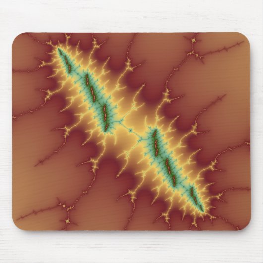 Zes Stripes - Fractal Mousepad Muismat (Voorkant)