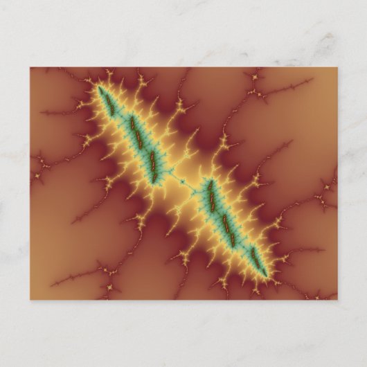 Zes strips - Fractal Briefkaart (Voorkant)