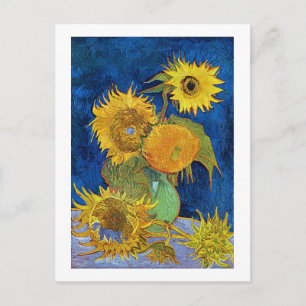 Zes Sunflowers, Van Gogh Briefkaart