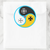 ZES Symbool van Assianisme Ronde Sticker (Tas)