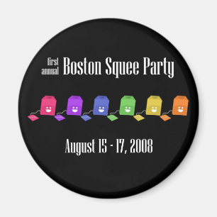 Zes Tea Bags Magnet (voor donkere achtergronden)