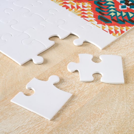 Zes Ukulele Pattern Legpuzzel (Zijkant)