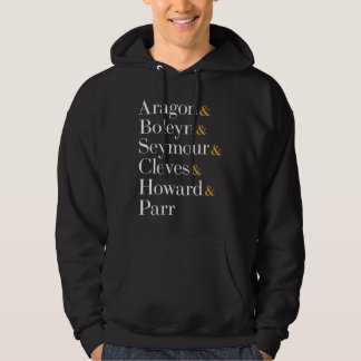 Zes van de Musical Queens - Ampersand Names T-Shir Hoodie