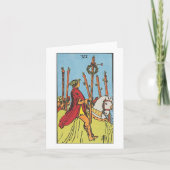 Zes van toverstokken - Rider Waite Smith tarot Kaart (Voorkant)