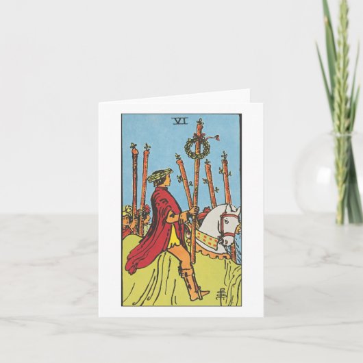 Zes van toverstokken - Rider Waite Smith tarot Kaart (Voorkant)