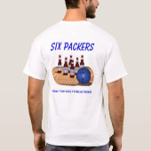Zes verpakkingsmaterialen Bowling Shirt White (Achterkant)