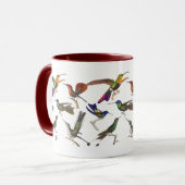 Zes verschillende Hummingvogels Rene Primevere Les Mok (Voorkant links)