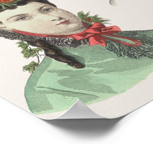 Zes Victoriaans schoonheden - Groot Poster - Geper (Hoek)