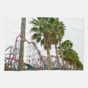 Zes Vlag Magische Berg Theedoek