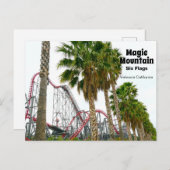 Zes Vlaggen Magic Mountain Briefkaart (Voorkant / Achterkant)