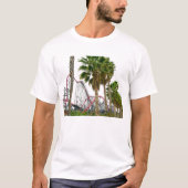 Zes vlaggen Magic Mountain Californië T-shirt (Voorkant)