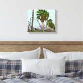 Zes Vlaggen Magic Mountain Canvas Afdruk (Insitu (Slaapkamer))