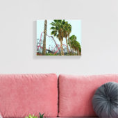 Zes Vlaggen Magic Mountain Canvas Afdruk (Insitu (Woonkamer))