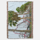 Zes Vlaggen Magic Mountain Deken (Voorkant Verticaal)