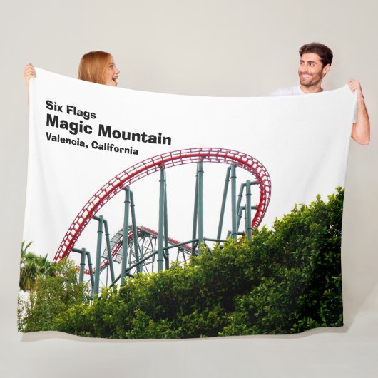 Zes Vlaggen Magic Mountain Fleece Deken (In situ)