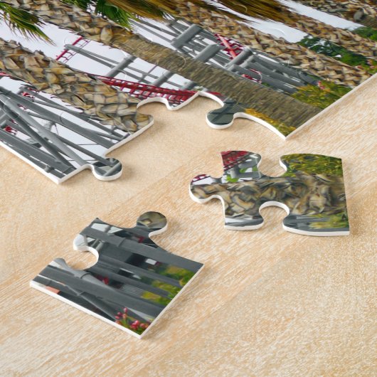 Zes Vlaggen Magic Mountain Legpuzzel (Zijkant)