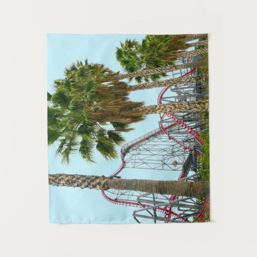 Zes Vlaggen Magic Mountain Wandkleed (Voorkant)