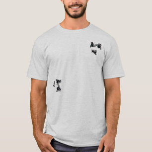 Zes vliegen t-shirt