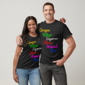 Zes Vrouwen T-shirt (Unisex)