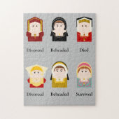 Zes vrouwen, Tudor Legpuzzel (Verticaal)