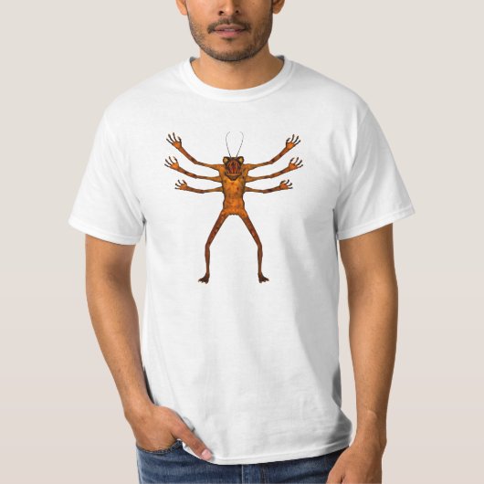 Zes wapenontwikkelaars t-shirt (Voorkant)