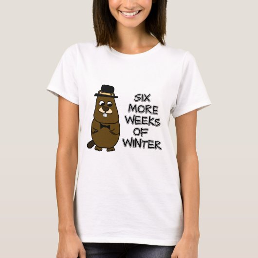Zes weken langer winter t-shirt (Voorkant)
