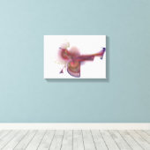 Zes-winged-seraph - Digitale fractal Canvas Afdruk (Insitu (Houten vloer))