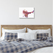 Zes-winged-seraph - Digitale fractal Canvas Afdruk (Insitu (Slaapkamer))