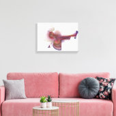 Zes-winged-seraph - Digitale fractal Canvas Afdruk (Insitu (Woonkamer))
