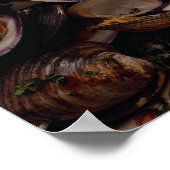 Zes zeebraadtrollen voor een voedselliefhebber poster (Hoek)