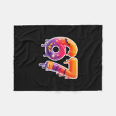 Zes Zeven 67 6 7 Meme-ontwerp Funny Ice Cream Drip Fleece Deken (Voorkant (Horizontaal))
