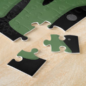 Zes Zeven 67 Grappige Kerstman Hoed Kerstmis Xmas Legpuzzel (Zijkant)