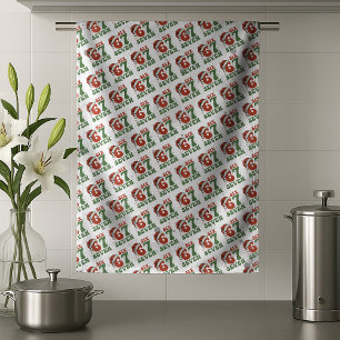 Zes Zeven 67 Grappige Kerstman Hoed Kerstmis Xmas  Theedoek