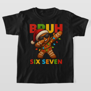 ZES ZEVEN 67 Kerstmis Bruh Grappige Dabbing Pepe T-shirt