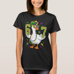 Zes Zeven 67 Meme Gans Met Narrenhoed & Kralen T-shirt