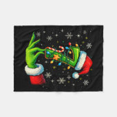 Zes Zeven 67 Meme Grappig Kerst Koppel Matchende Fleece Deken (Voorkant (Horizontaal))