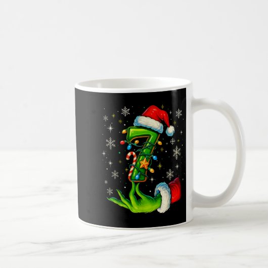 Zes Zeven 67 Meme Grappig Kerst Koppel Matchende  Koffiemok (Rechts)